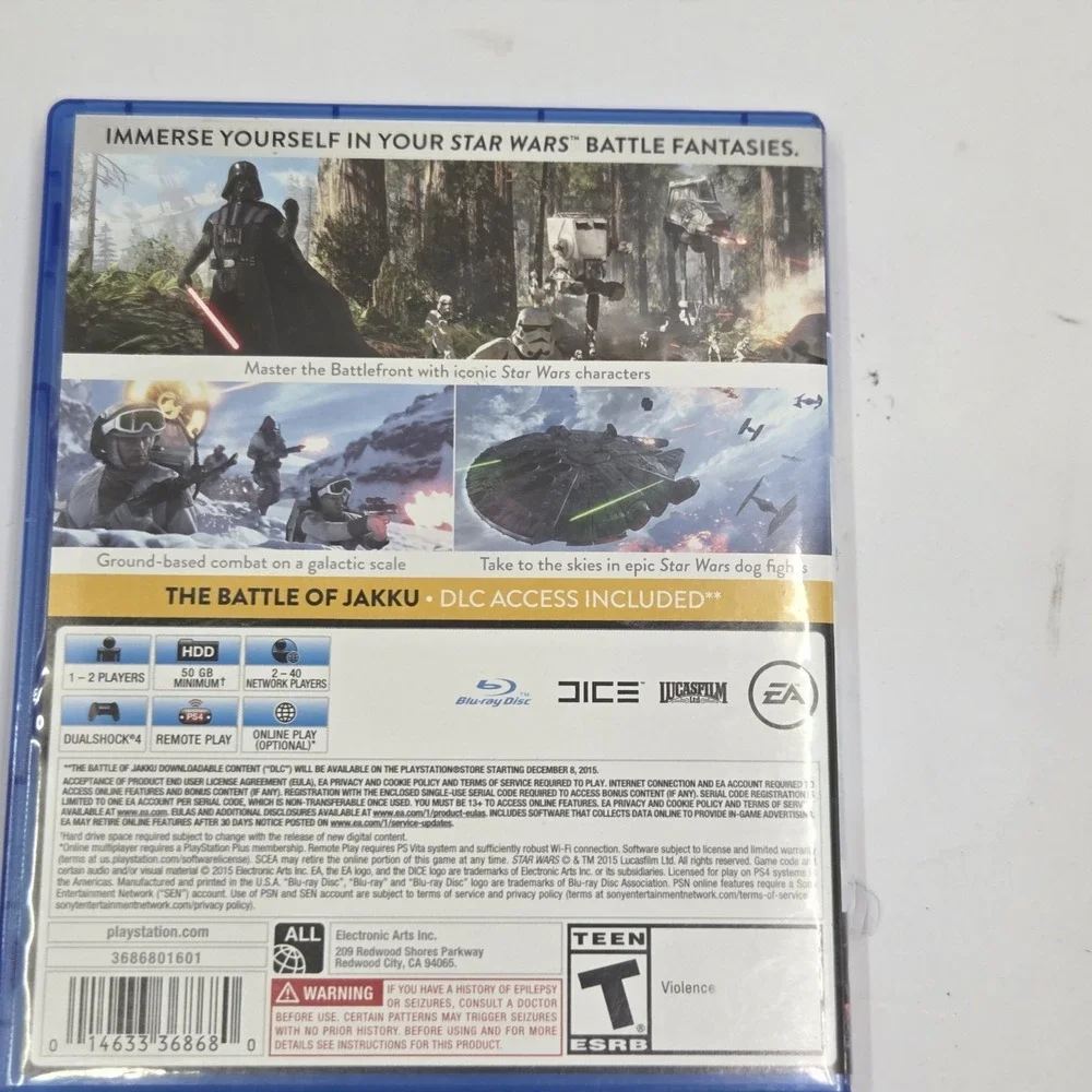 Star Wars Battlefront PS4 PlayStation 4 Game Complete CIB